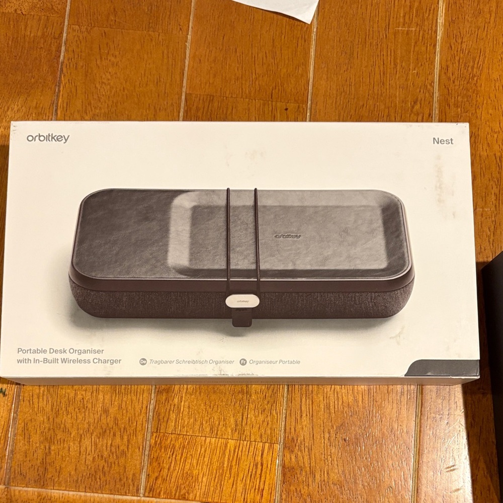 Orbitkey Nest Portable Desk Organizer with Wireless Charger